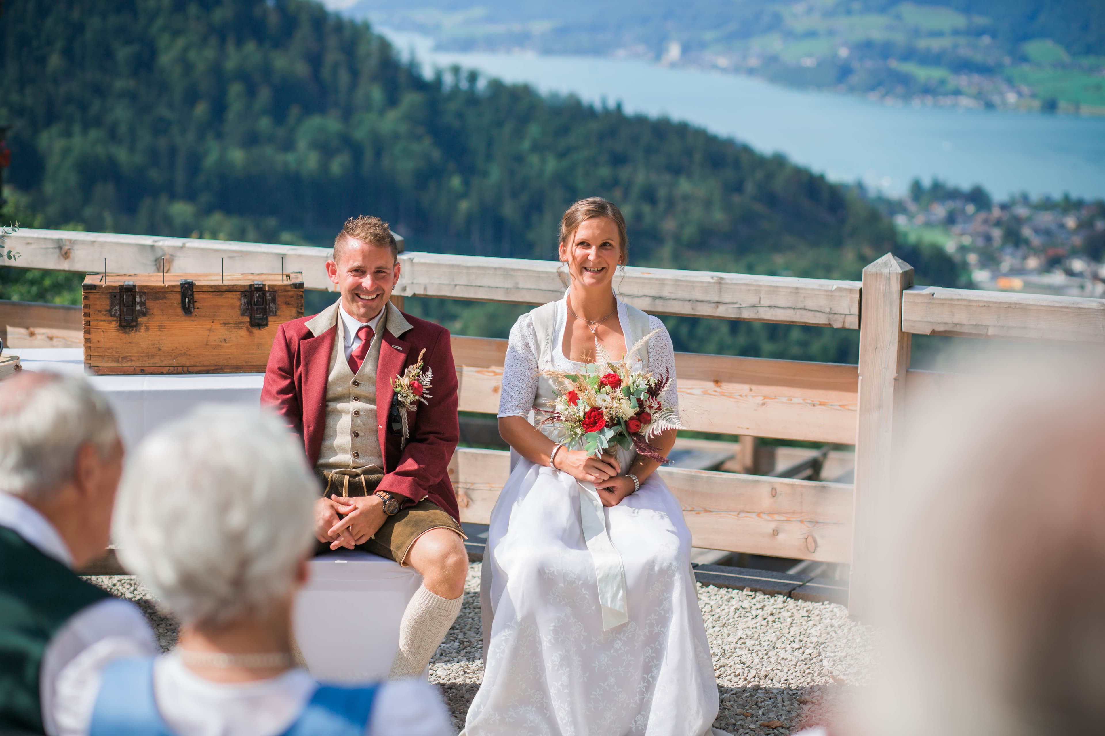Hochzeitsfotografie auf der Laimeralm mit authentischem Stil